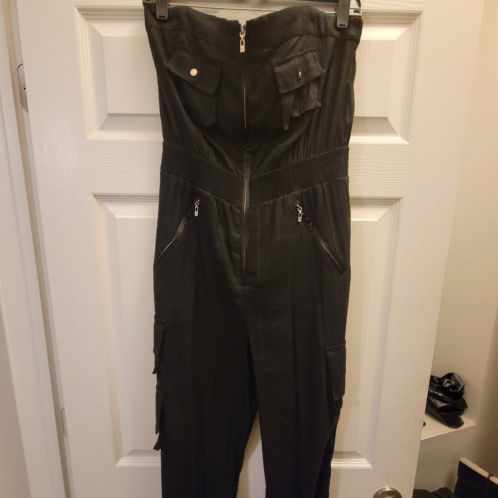 Bebe Linen Jumpsuit